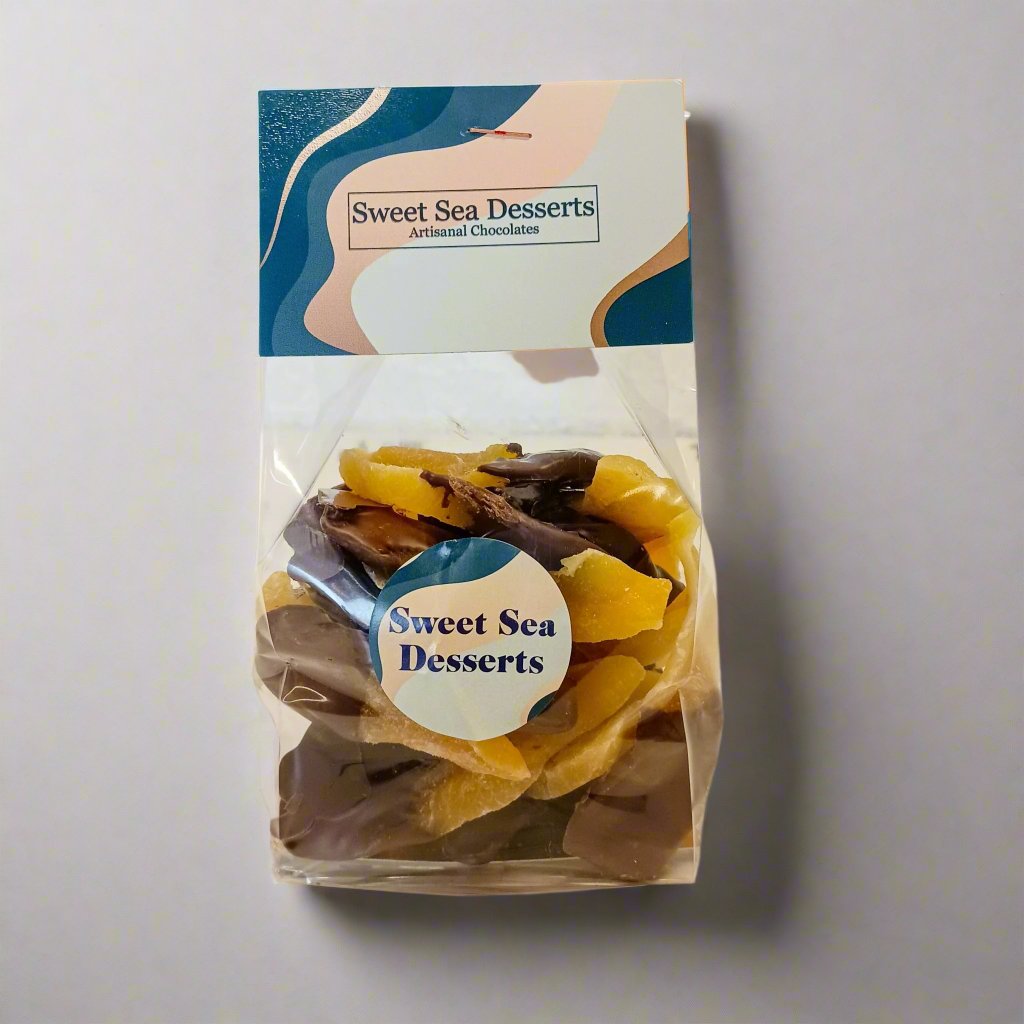 Dried Dark Chocolate Mangoes - Sweet Sea Desserts